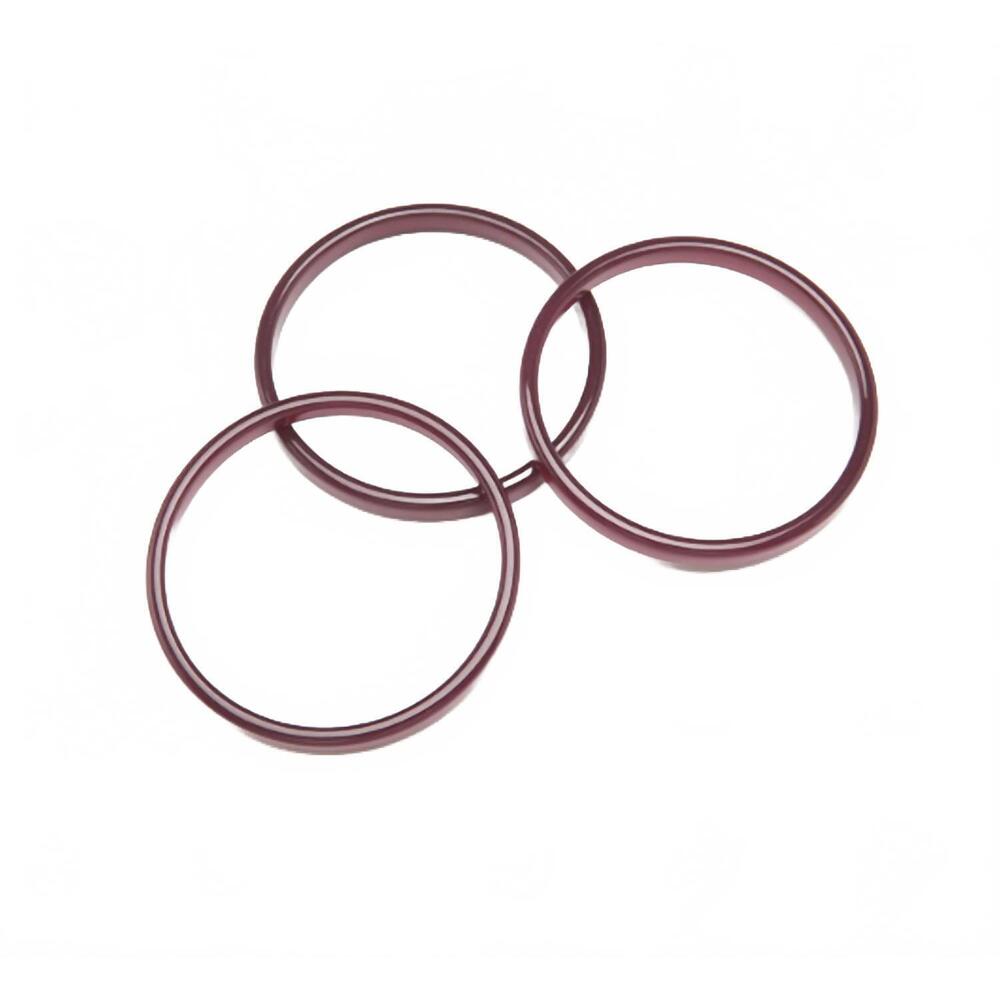 NEW PONO women's three piece braille bangle set in melanzana